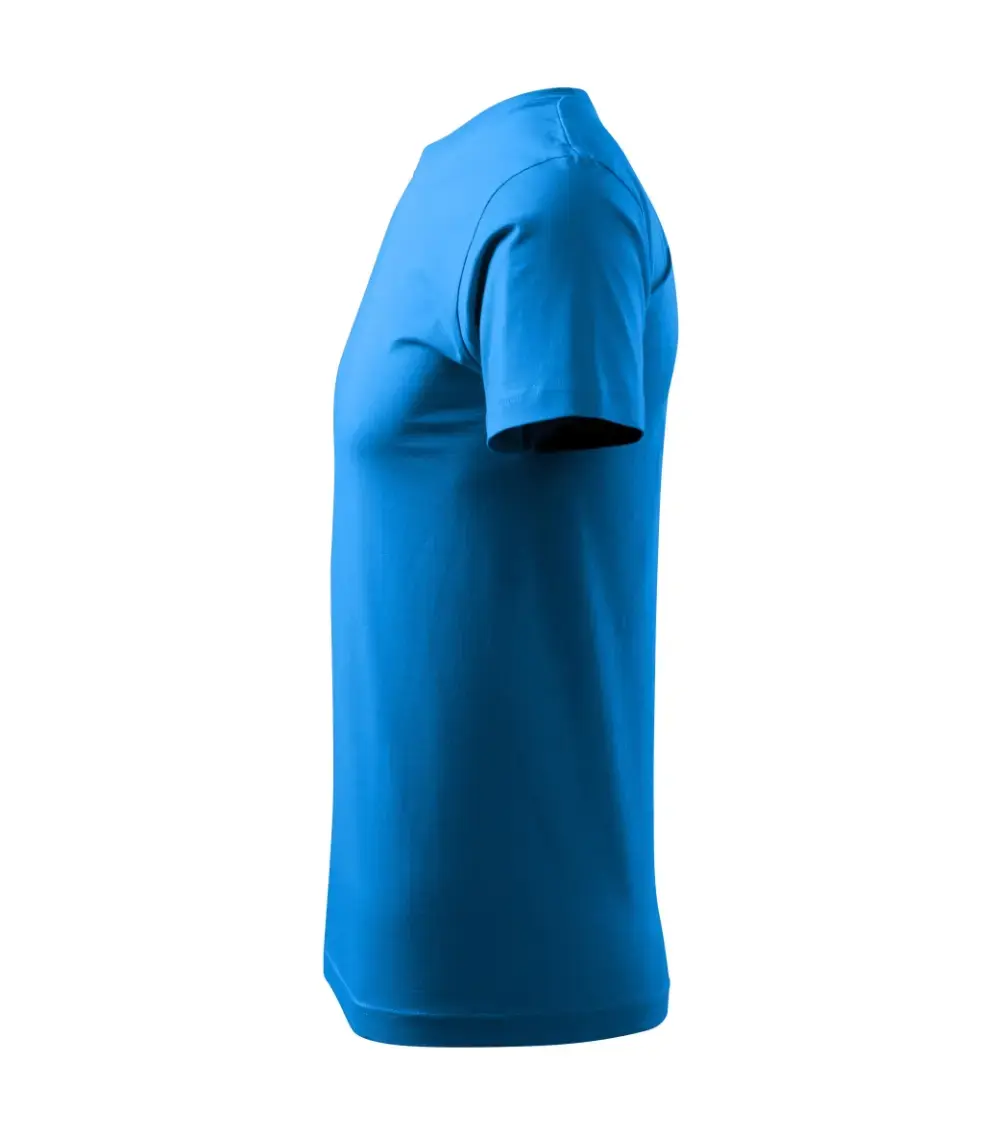 Футболка MALFINI Basic 129 Snorkel blue 160 г/м² Photo 4