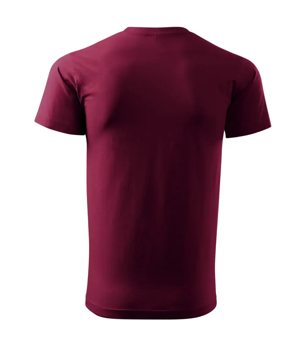 Мужская футболка MALFINI Basic 129 Garnet Photo 2