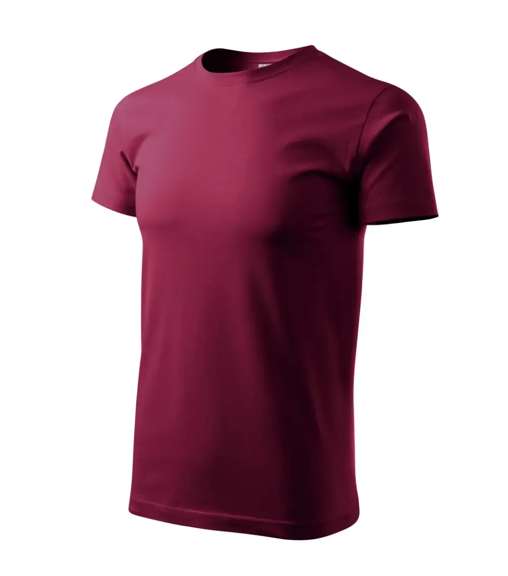 Мужская футболка MALFINI Basic 129 Garnet Photo 3