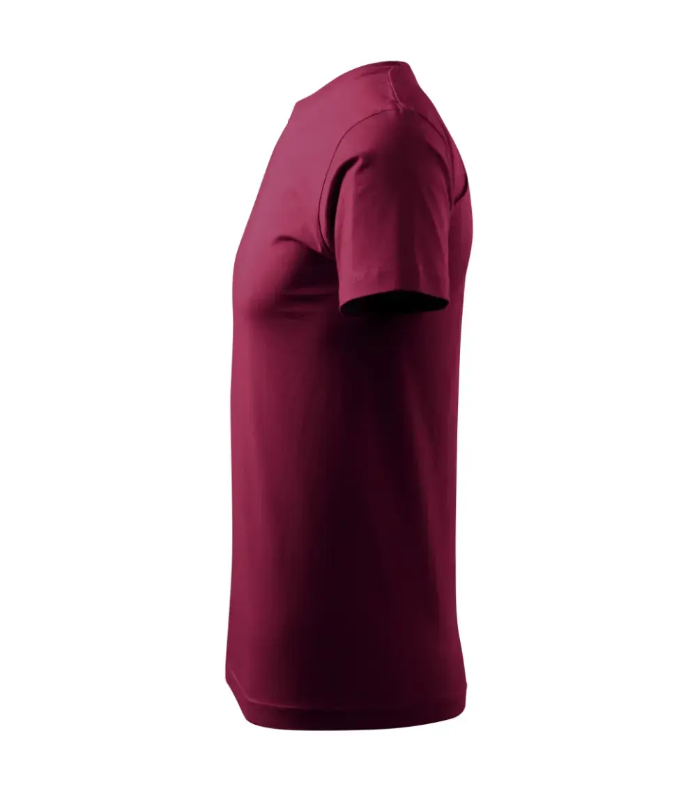 Мужская футболка MALFINI Basic 129 Garnet Photo 4