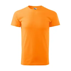 Мужская футболка MALFINI Basic 129 Tangerine Orange 160 г/м²