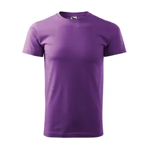 Футболка MALFINI Basic 129, мужская, 160 г/м², фиолетовая