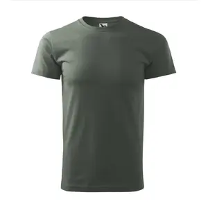 Футболка MALFINI Basic 129 Castor gray 160 г/м², мужская, круглый вырез, размеры по маркировке