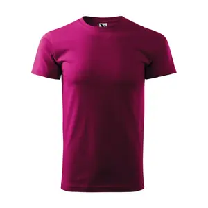 Vīriešu T-krekls MALFINI Basic 129 fuksijas sarkans, 160 g/m², klasiskā piegriezuma, īsās piedurknes