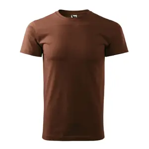 Vīriešu T-krekls MALFINI Basic 129, blīvums 160 g/m², šokolādes krāsa, modelis ADL 12938