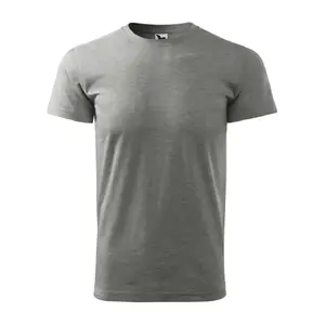 Vīriešu T-krekls MALFINI Basic 129 — tumši pelēks melange, 160 g/m²