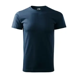 T-krekls MALFINI Basic 129 tumši zils 160 g/m² — vīriešu, īsā piedurkne, viegls kokvilnas