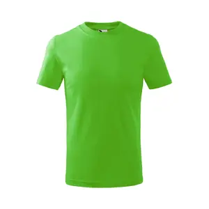 Bērnu T-krekls MALFINI Basic 138 ābolu zaļš, 160 g/m², izmērs 138