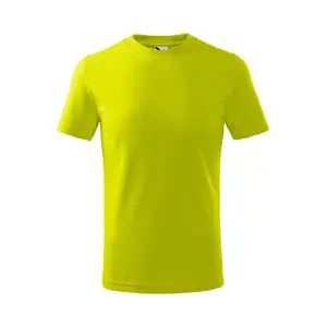 Детская футболка MALFINI Basic 138 Lime punch 160 г/м², размер 138