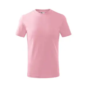 Bērnu T-krekls MALFINI Basic 138 rozā 160 g/m², izmērs 138