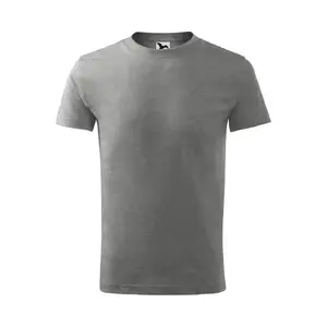 T-krekls MALFINI Basic 138 tumši pelēks melange, bērnu, 160 g/m², izmērs 138