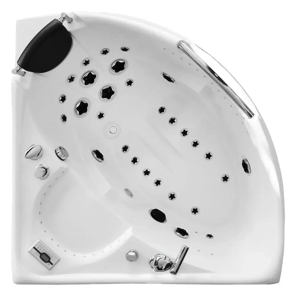 Massage bathtub AMUE AMUS-1085 Right 135x135 cm Photo 2