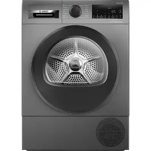 Tumble dryer Bosch WQG245DXSN 9 kg, heat pump, self-cleaning condenser, A+++