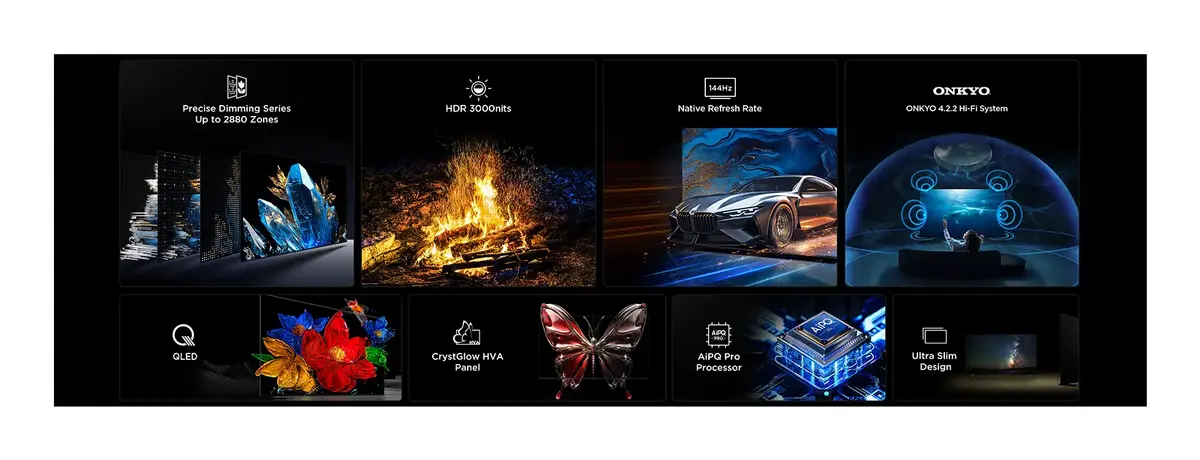 TCL 115C7K 115 Collu 4K Ultra HD Viedtelevizors Photo 5