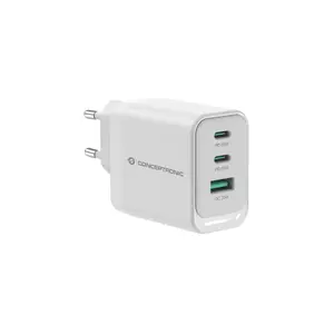 Зарядное устройство Conceptronic ALTHEA21W65 3-Port 65W GaN USB PD USB-C 2 USB-A 1