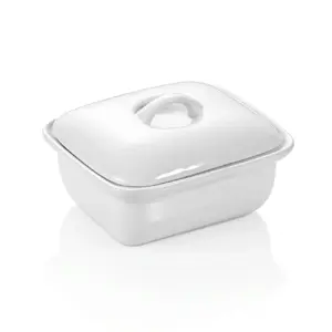 Porcelain dish WAS DE1234920250 14.5×12×8 cm White