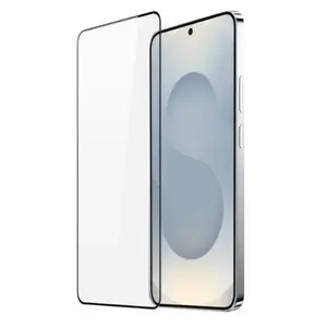 Защитное закалённое стекло Dux Ducis Privacy для Samsung S25+ с чёрной рамкой