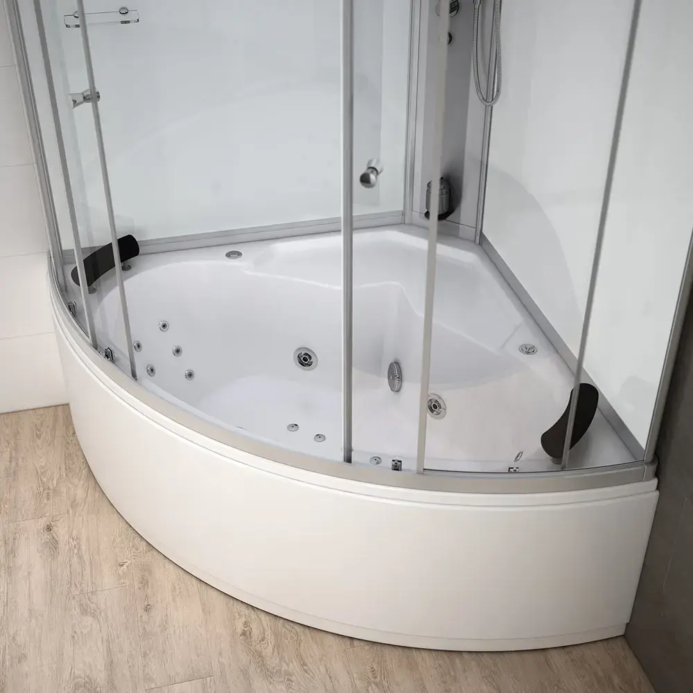 Shower cabin AMUE AMUE-AF1515 150×150 White Photo 2