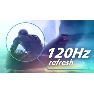 120Hz refresh rates for ultra-smooth, brilliant images