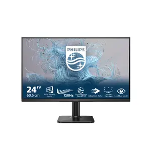 Philips 1000 series 24E2N1110/00 Datorspēļu un biroja monitors 23.8 collas Full HD 1920 x 1080 pikseļi LCD IPS 120Hz Melns