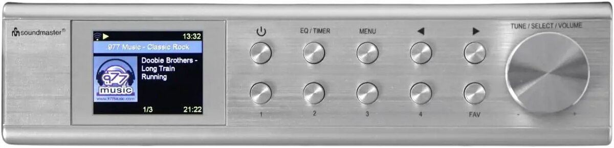 Interneta radio Soundmaster IR1500SI — digitālais