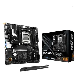 Mātesplate ASRock B850M-X WiFi R2.0 — AMD B850, Socket AM5, micro ATX, DDR5, 2x DIMM, Wi‑Fi 6E, 2.5Gb Ethernet