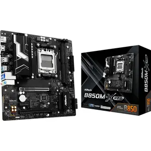 Mātesplate ASRock B850M‑X R2.0 micro ATX — AMD B850, Socket AM5, DDR5, 2×M.2, 2.5Gb LAN