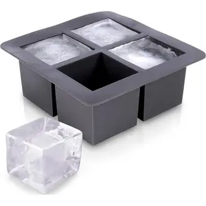 Ice Mold Tray for Large XL Whiskey Ice Cubes, Excellent Houseware