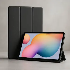 Leather smart case Riff for Xiaomi Redmi Pad Pro 12.1 — Black, model RF-SB-XRPRO12.1-BK