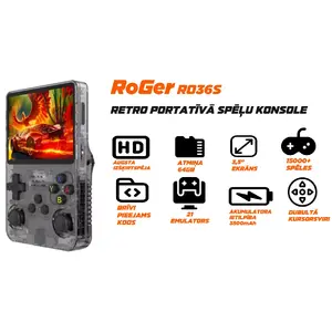 Handheld Game Console RoGer RO36S HD 3.5"
