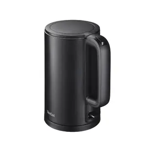 Tefal Thermo Protect KO1408E0 Elektriskā tējkanna 1.5 L 1500 W Melna Plastmasas Bezvadu Siltuma Uzturēšanas Funkcija