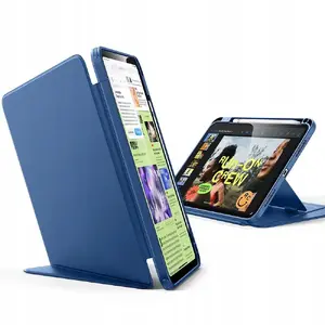 ESR Flip Case Hybrid for iPad 10.9 (2022/2024/2025) — Blue protective cover, folio stand