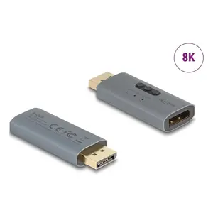 DeLOCK 64328 cable gender changer DisplayPort Anthracite