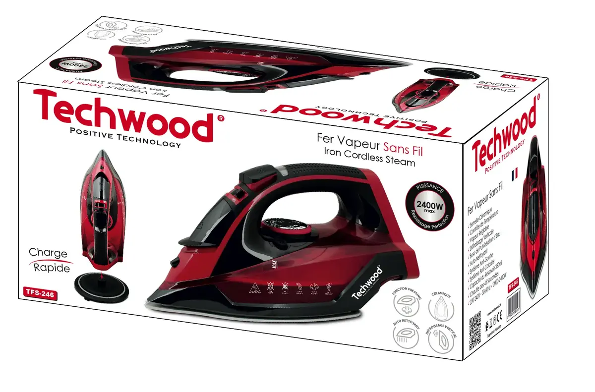 Утюг Dry & Steam Techwood TFS-246 Photo 7