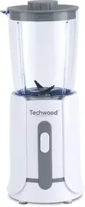 Blender Techwood Mini TBL-201 300W compact countertop blender, personal size, black