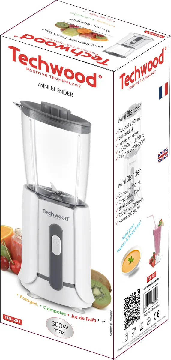 Blender Techwood Mini TBL-201 300W Photo 2