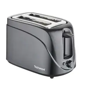 Toasters Techwood TGP-106 2 šķēles 700 W Melns