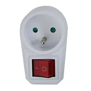 Esperanza ELK301W Electrical Splitter with 1 Socket and Switch White