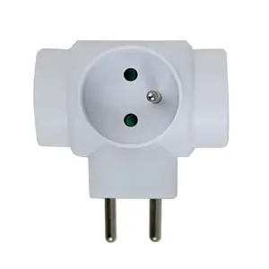 Power splitter ESPERANZA ELK302W — 3-socket indoor Type E, 16 A, 220–240 V, 3680 W, white