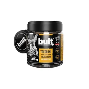 Лакомство для дрессировки собак BULT Training Treats с дичью 150 г — мягкие печенья со вкусом кабана, белок 31.9%, жир 14.2%