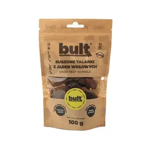 BULT Лакомство для собак Сушеные говяжьи сердечки 100г