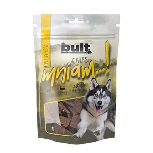 Suņu kārums BULT Duck Chips 100 g — ūdenszoss garšas kraukšķīgie gardumi apmācībām