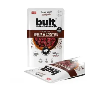 Влажный корм для собак BULT Rich in Game 500 г — полноценный консервированный рацион, вкус рыбы, влага 76%, белок 12%