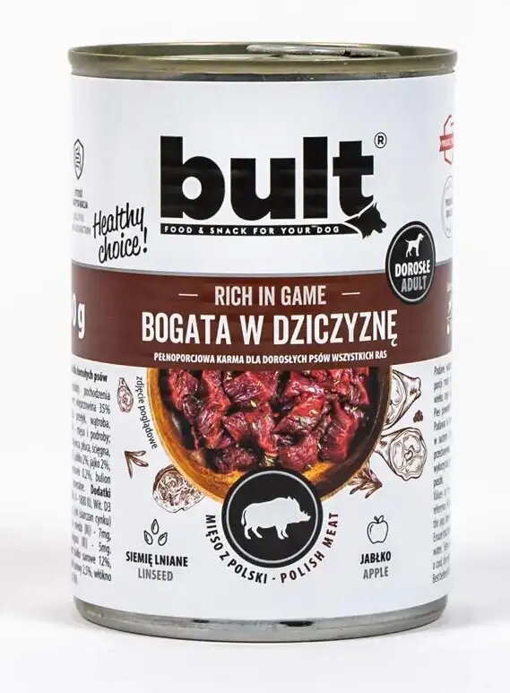 Mitrs suņu barības BULT Rich in