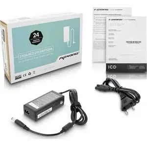 Laptop power adapter Movano 65 W, 19.5 V, 3.3 A, 5 mm connector (DEL195334)