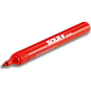 Marķieris Sola universālais PMR ūdensizturīgs sarkans SO66082120, ražotājs SOLA, MPN 66082120