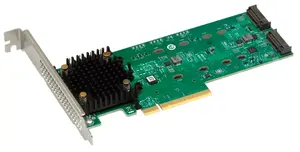 Контроллер RAID Brocade Broadcom 9540-2M2 — PCIe x8, интерфейс M.2, RAID 0/1/JBOD