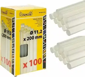 Glue Stick for Hot Glue Gun Dremel CON-GKS-91120 11.2×200 mm, 1 kg, transparent
