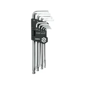 Hex Key Set Vorel 56475 — 9-piece L-shaped Allen Wrenches