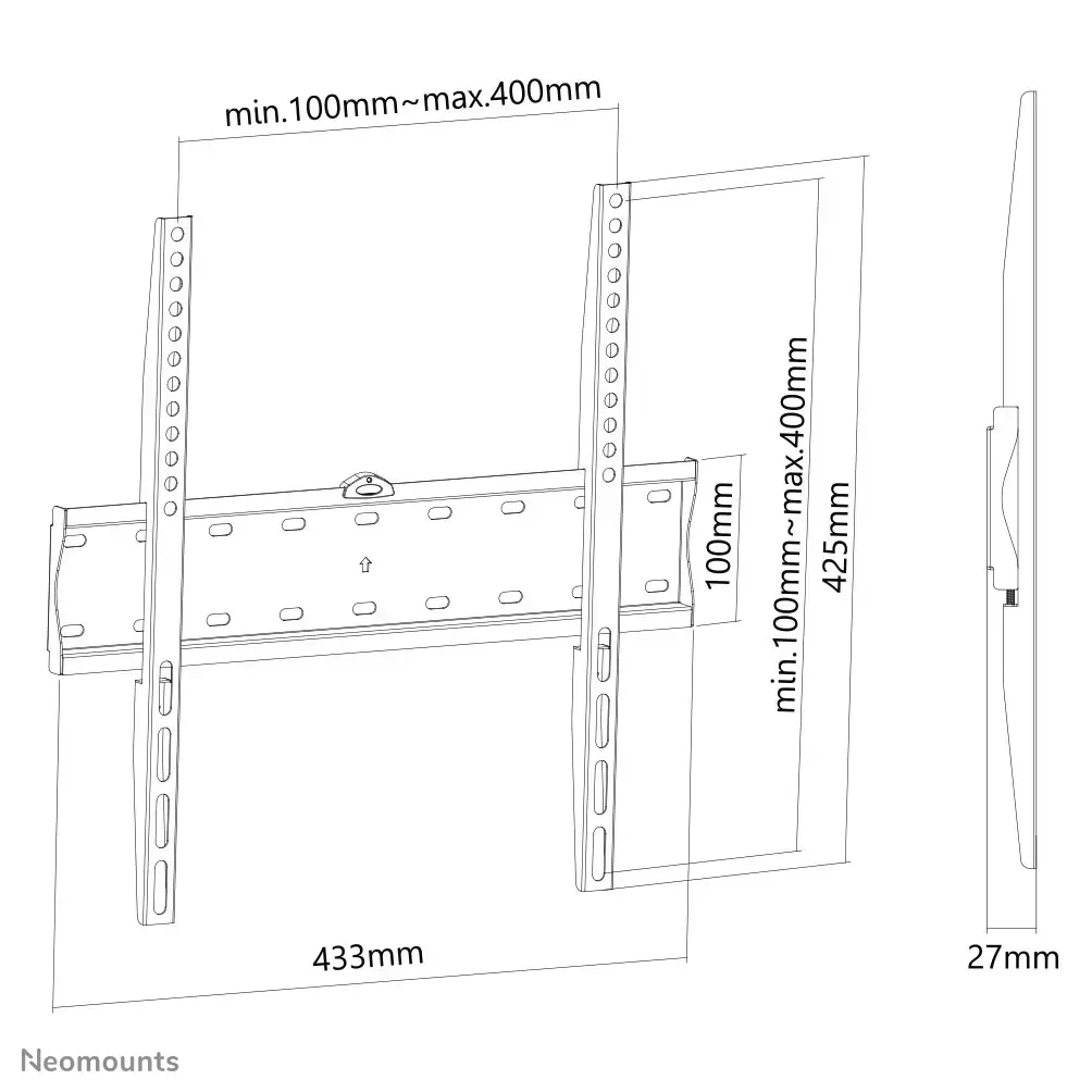 Neomounts FPMA-W300BLACK настенное крепление 32–55" Photo 14